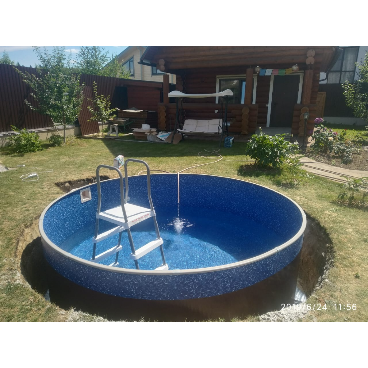 Пленка для бассейна 4,6х1,2 м, армированный ПВХ, голубая, для Azuro Mountfield, 3BPZ0071 Пленка для бассейна 4,6х1,2 м, армированный ПВХ, голубая, для Azuro Mountfield, 3BPZ0071